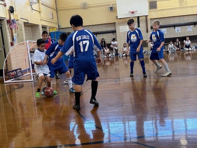 Soccer game at PS 139Q
